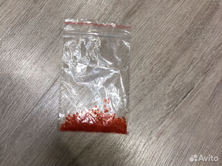 Бисер чешский ярко-оранжевый