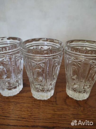 Стаканы. Хрусталь. Стекло