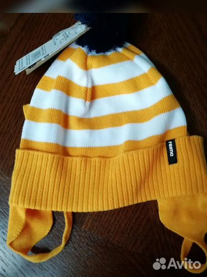 Шапка reima новая детская демисезонняя 52 хлопок