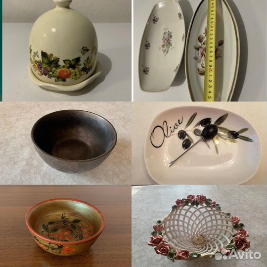 Блюдо, масленка, селедочница, кухонные аксес