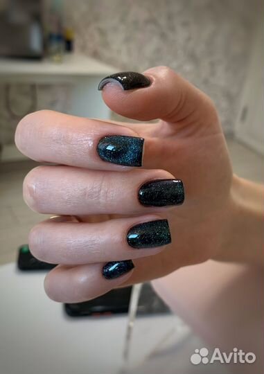 Маникюр Укрепление твердым гелем Гелевая коррекция