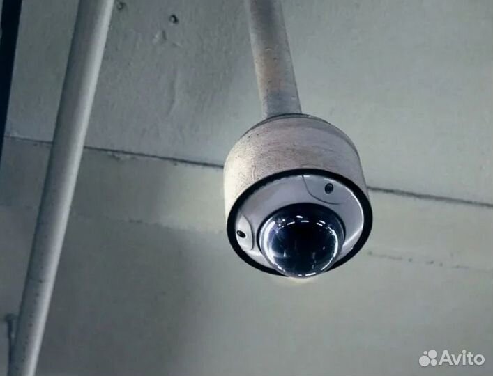 Монтаж и подключение купольной видеокамеры