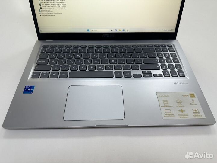 Ноутбук Asus VivoBook 15 i7 11gen SSD 512GB