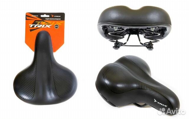 Седло для велосипеда, (комфорт,на пружинах). Новые