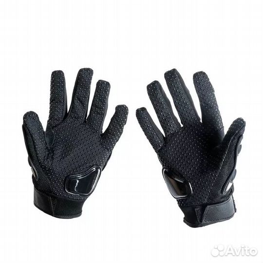 Мото Перчатки Чёрные мотоперчатки Новые PRO Biker