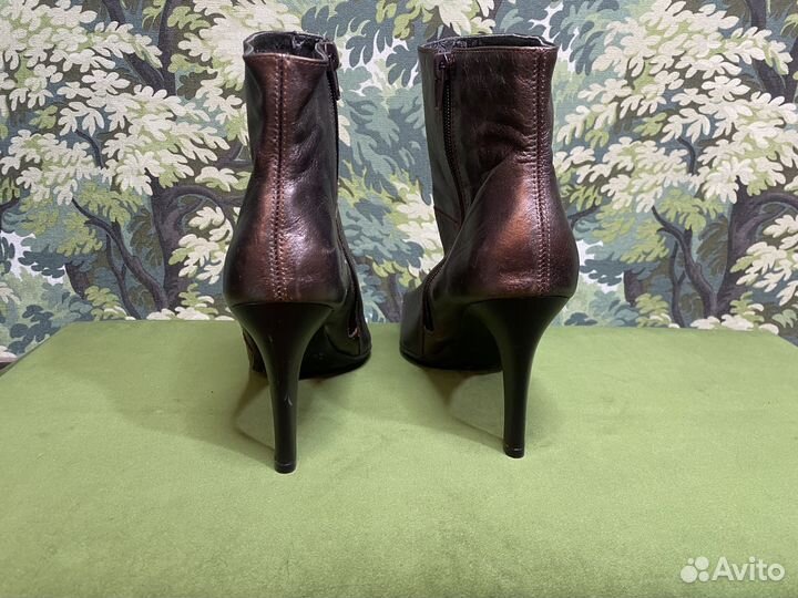 Ботильоны винтаж кожа 38-39 Бразилия