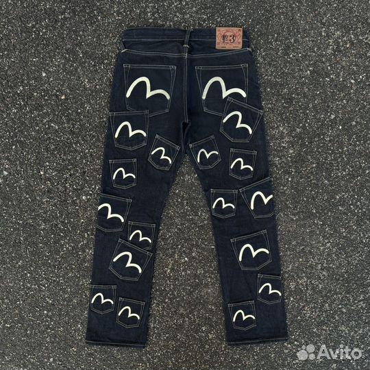 Джинсы Evisu Multipocket