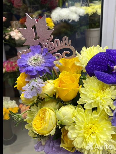 Цветы в коробке