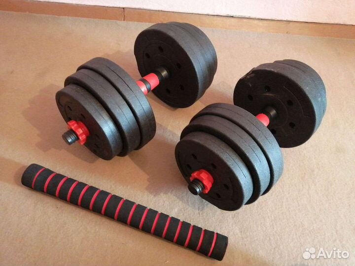 Гантели разборные + штанга