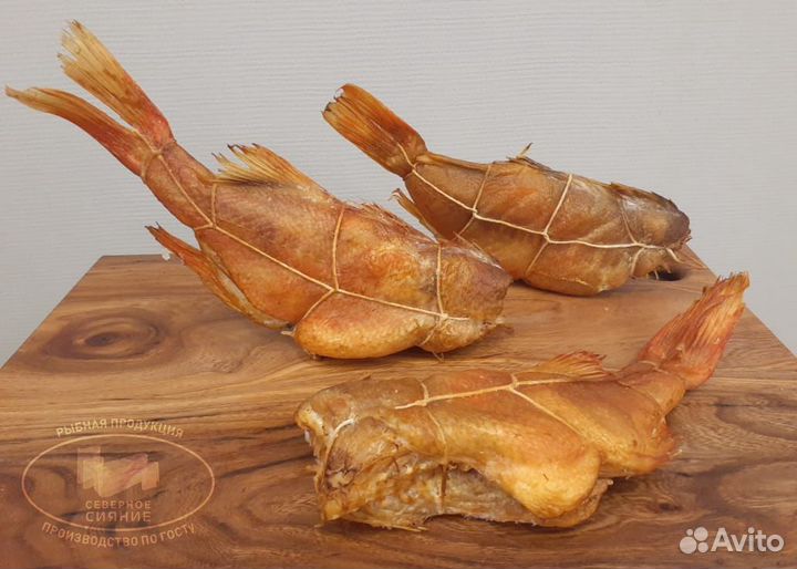 Окунь морской горячего копчения