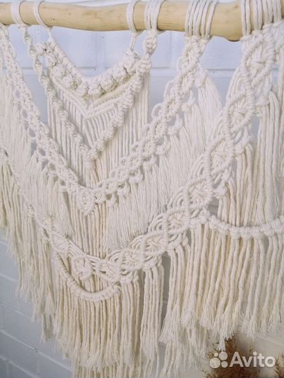 Панно декоративное макраме на стену