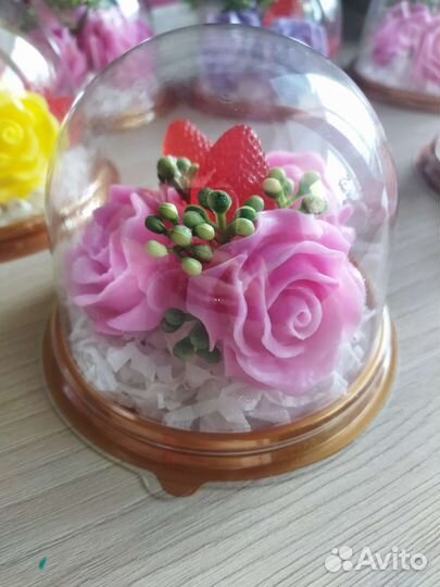 Мини букет из мыла