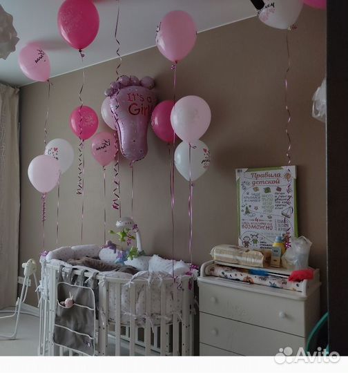 Детская кровать овальная с маятником трансформер