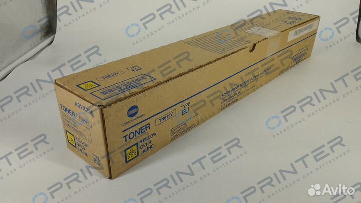 Тонер TN-619Y желтый Konica Minolta A3VX255