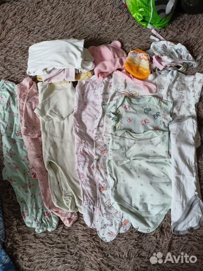 Детские вещи пакетом до 62 см