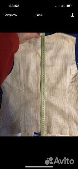 Massimo dutti жилет вельвет