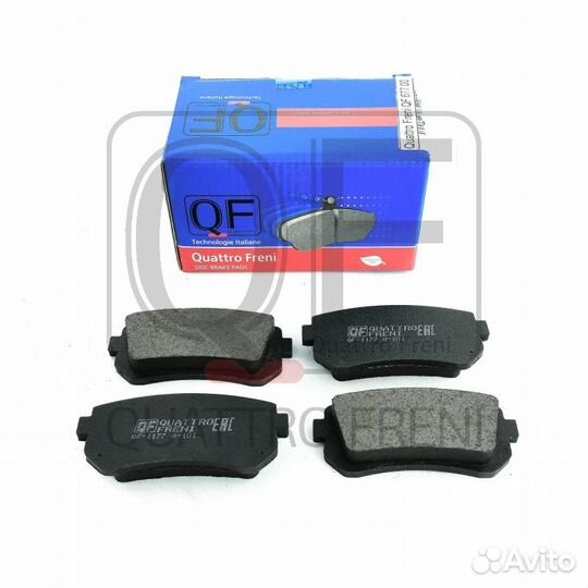 Колодки тормозные дисковые зад QF67700