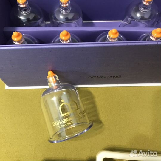 Dongbang банки вакуумные массажные 10 шт с насосом