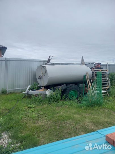 Бочка прицеп металлическая