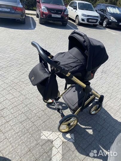 Коляска adamex Шанталь 3 в 1 бу
