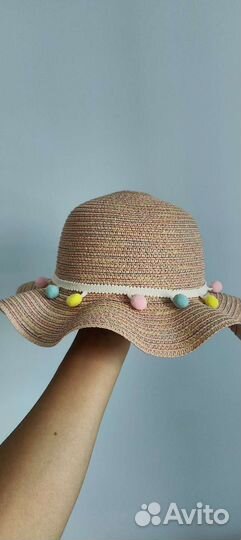 Шляпа панама для девочки шляпка