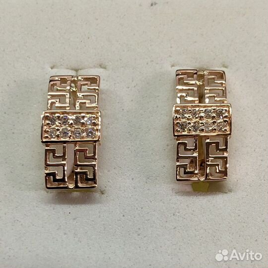 Золотые серьги 585 пробы