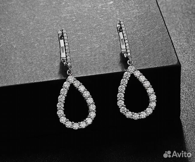 Муассанит мужское кольцо 3 ct печатка перстень