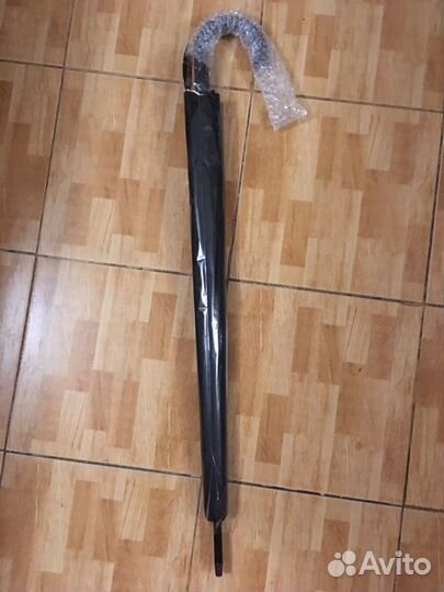 Зонт трость чёрный 16 спиц