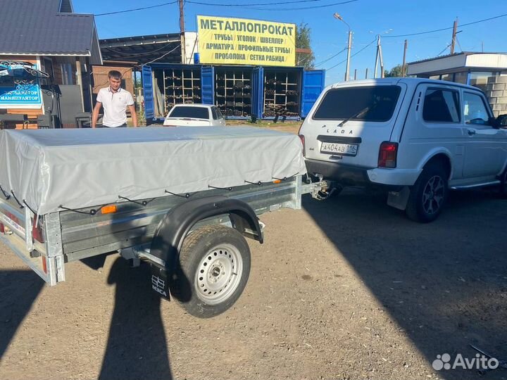 Прицеп мзса 817710.022 с тентом 50 см. Легковой