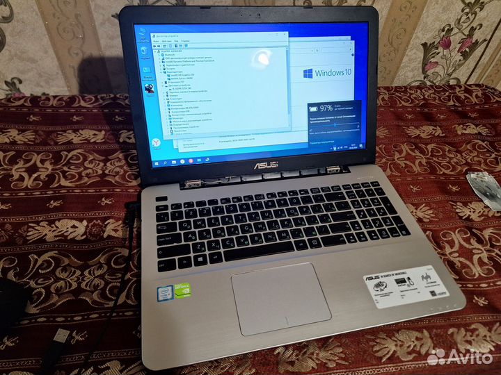 Asus Игровой i5 6gen ssd240 8gb nvidia 940m 15,6