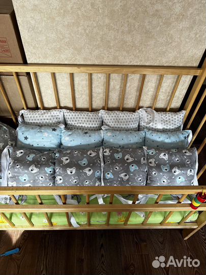 Бортики в детскую кроватку