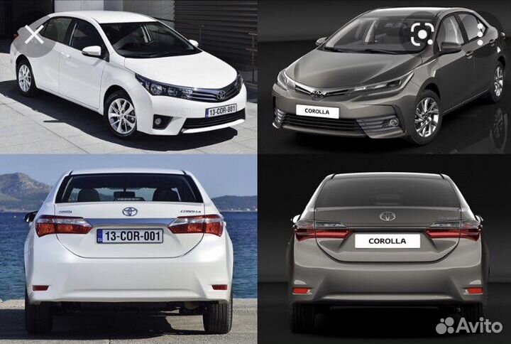 Обвес Рестайлинг toyota corolla e180