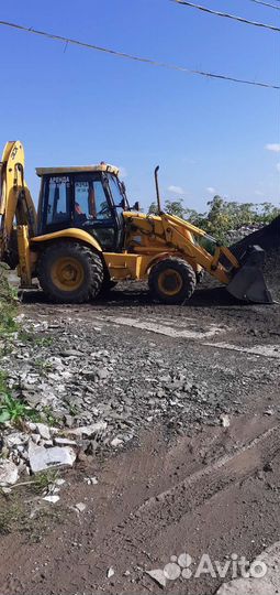 Аренда экскаватора погрузчика jcb услуги трактора