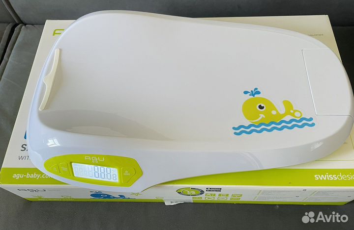Детские весы Agu Baby электронные с ростомером