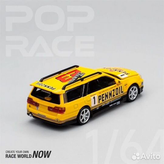 Модель 1/64 Pop Race Nissan Stagea Pennzoil