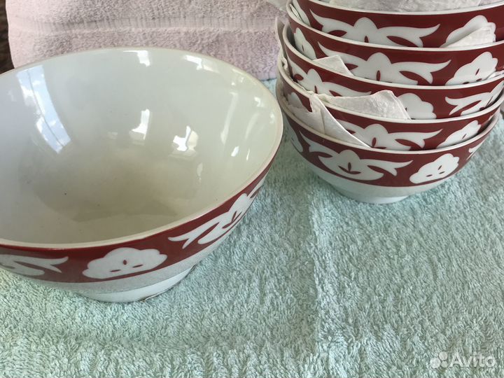 Пиалы для чайной церемонии 6шт плюс 1кесью