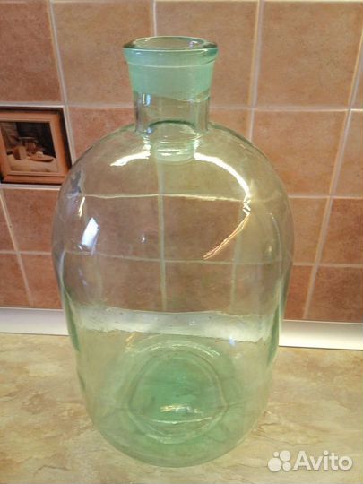 Бутыль 10 литров с крышкой+штоф