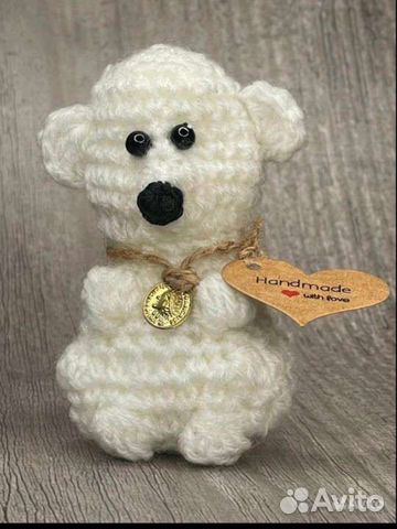 Вязаные игрушки мишка