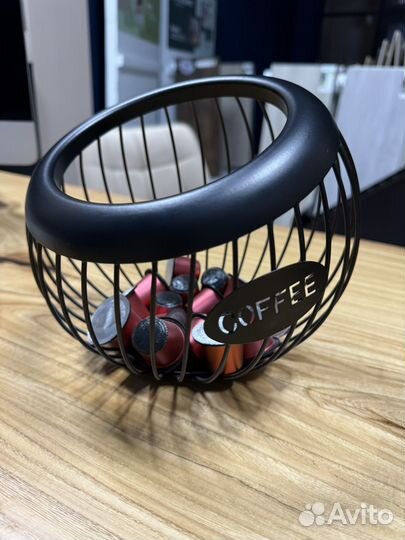 Стильная карзина под капсулы для кофе