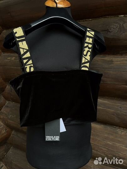 Бархатный топ Versace