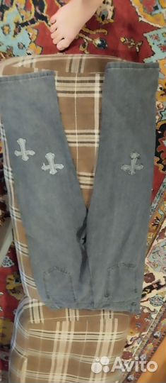 Джинсы широкие