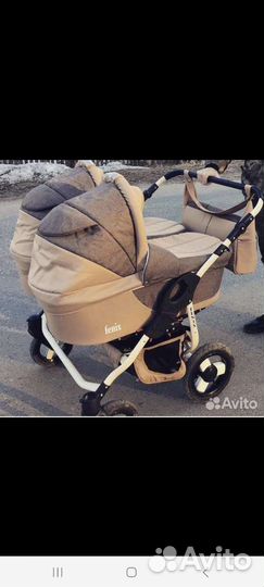 Коляска для двойни 2 в 1
