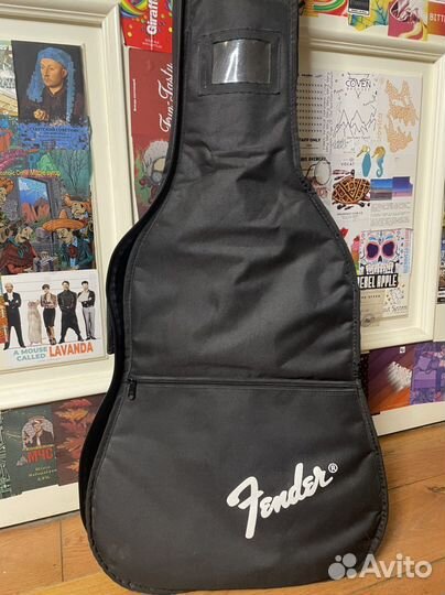 Акустическая гитара fender fc-100