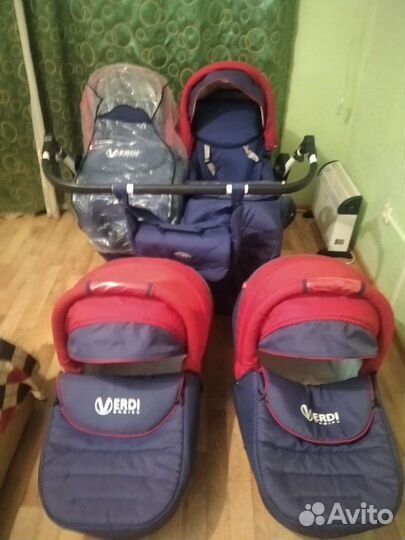 Коляска для двойни