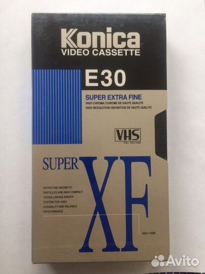 Видеокассеты новые VHS TDK HS30, Basf S-VHS SE180