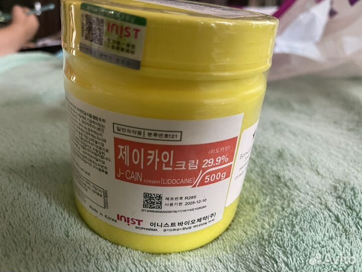 Первичная анестезия j cain