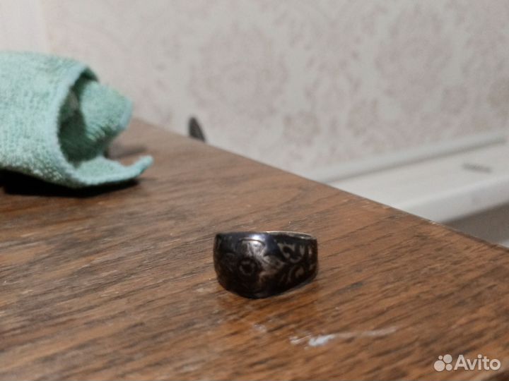 Кольцо серебро Кубачи