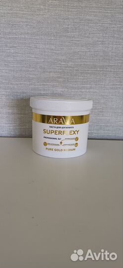 Паста для шугаринга Superflexy Gold Aravia