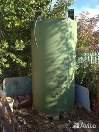 Бочка металлическая для полива