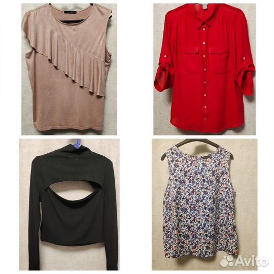 Блузки женские,H&M,Nev Look,Mohito, 48-50 р